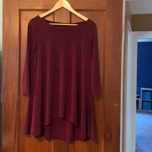 Alfani Wine Colored Tunic